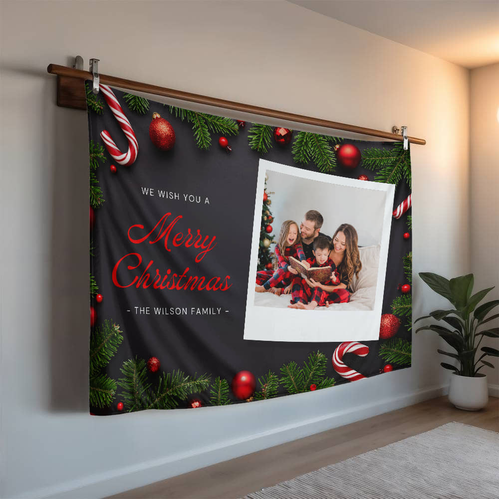 Christmas Personalized Mink Touch Blanket 5 +