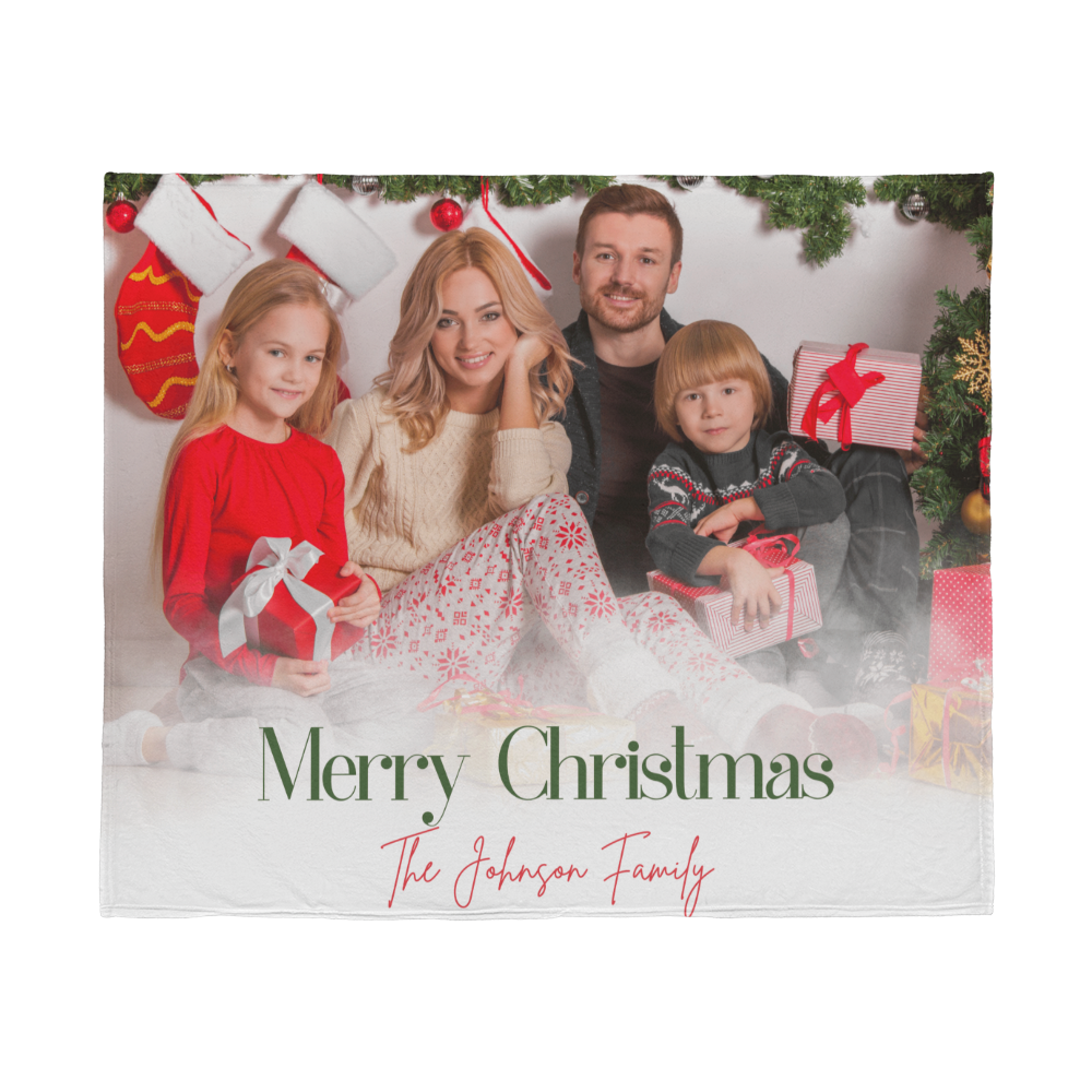 Personalized Jersey Fleece Blanket 60"x50" +