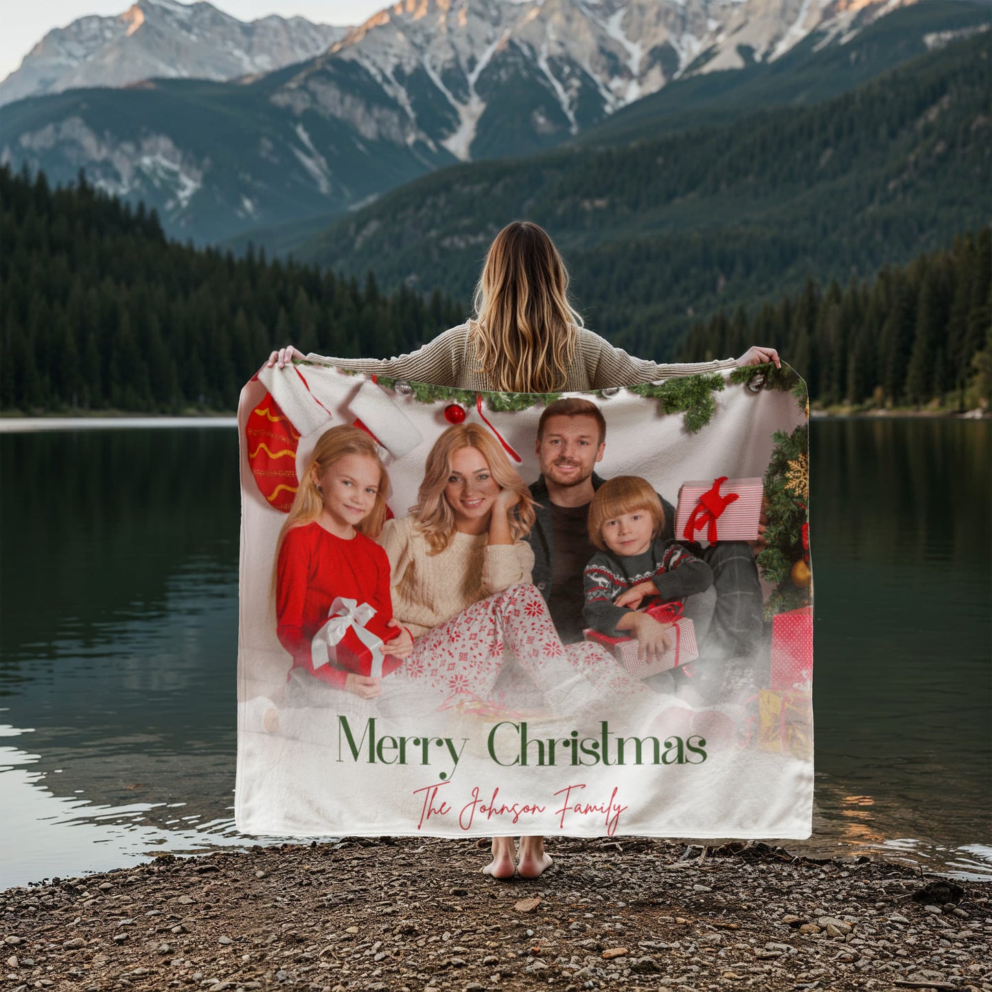 Personalized Jersey Fleece Blanket 60"x50" +