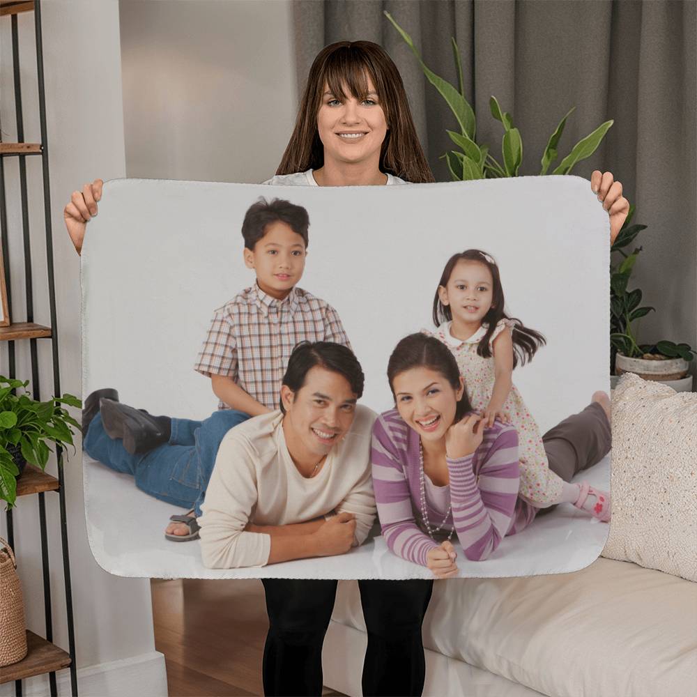 Sherpa Fleece Blanket Landscape