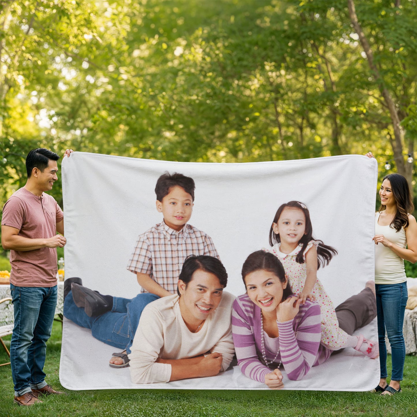Sherpa Fleece Blanket Landscape