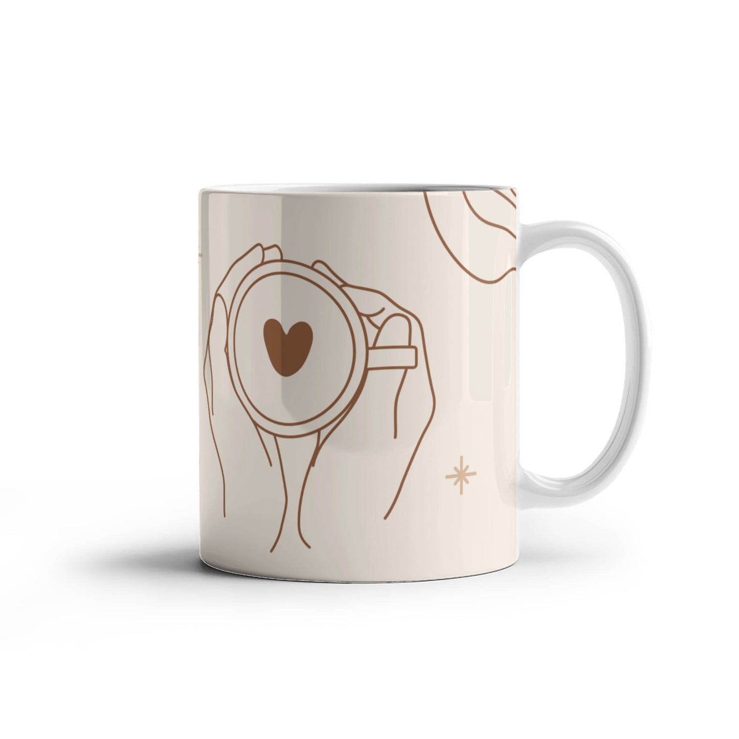 Personalized Upload Your Design White Ceramic Mug