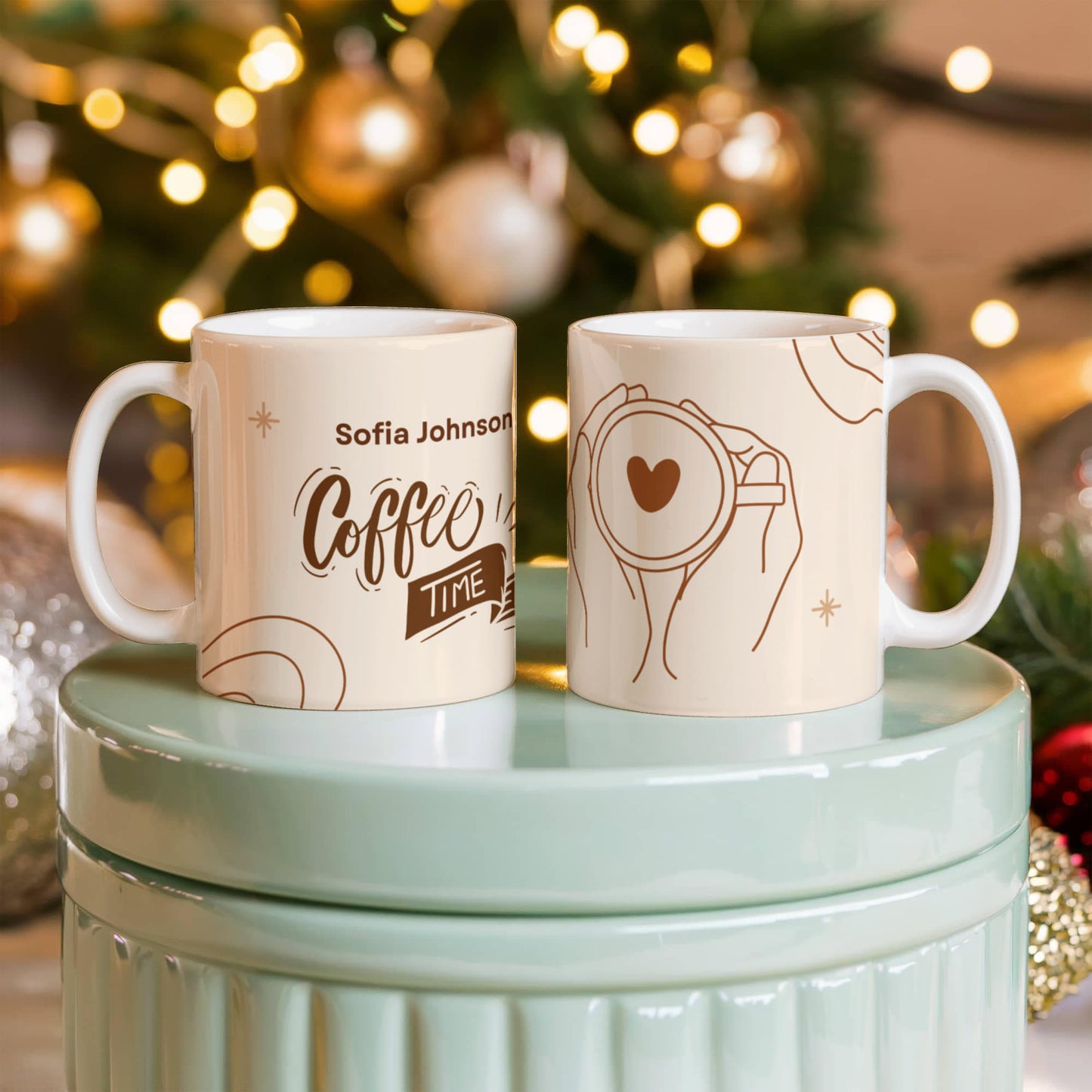 Personalized Upload Your Design White Ceramic Mug