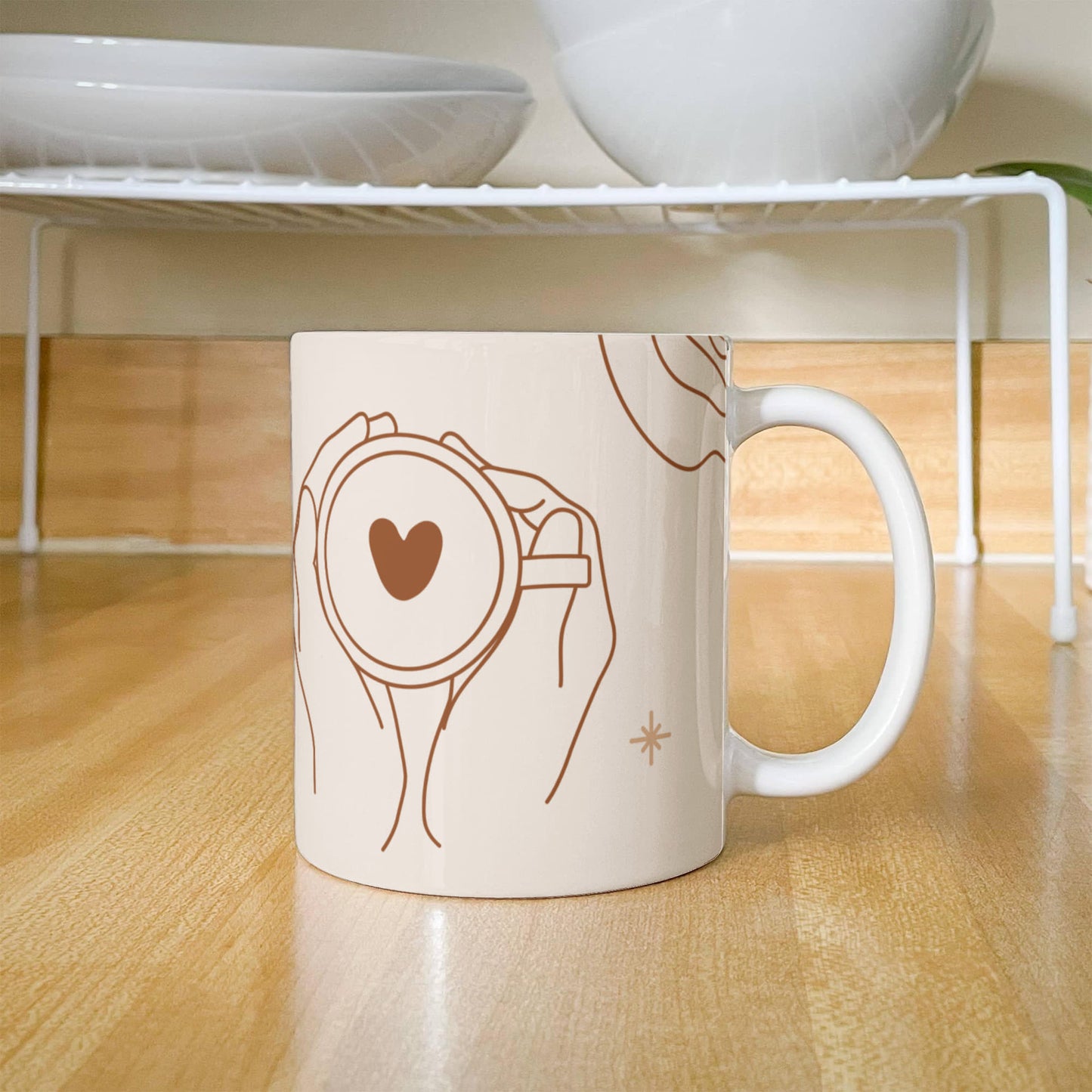Personalized Upload Your Design White Ceramic Mug