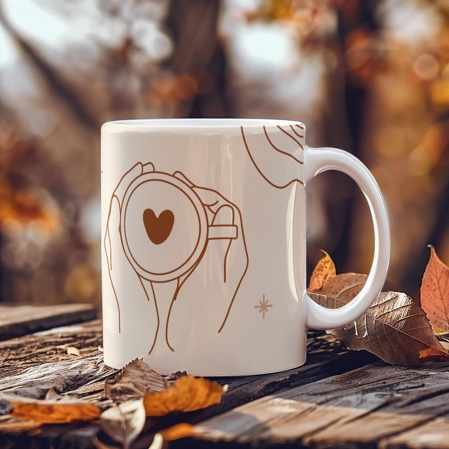 Personalized Upload Your Design White Ceramic Mug