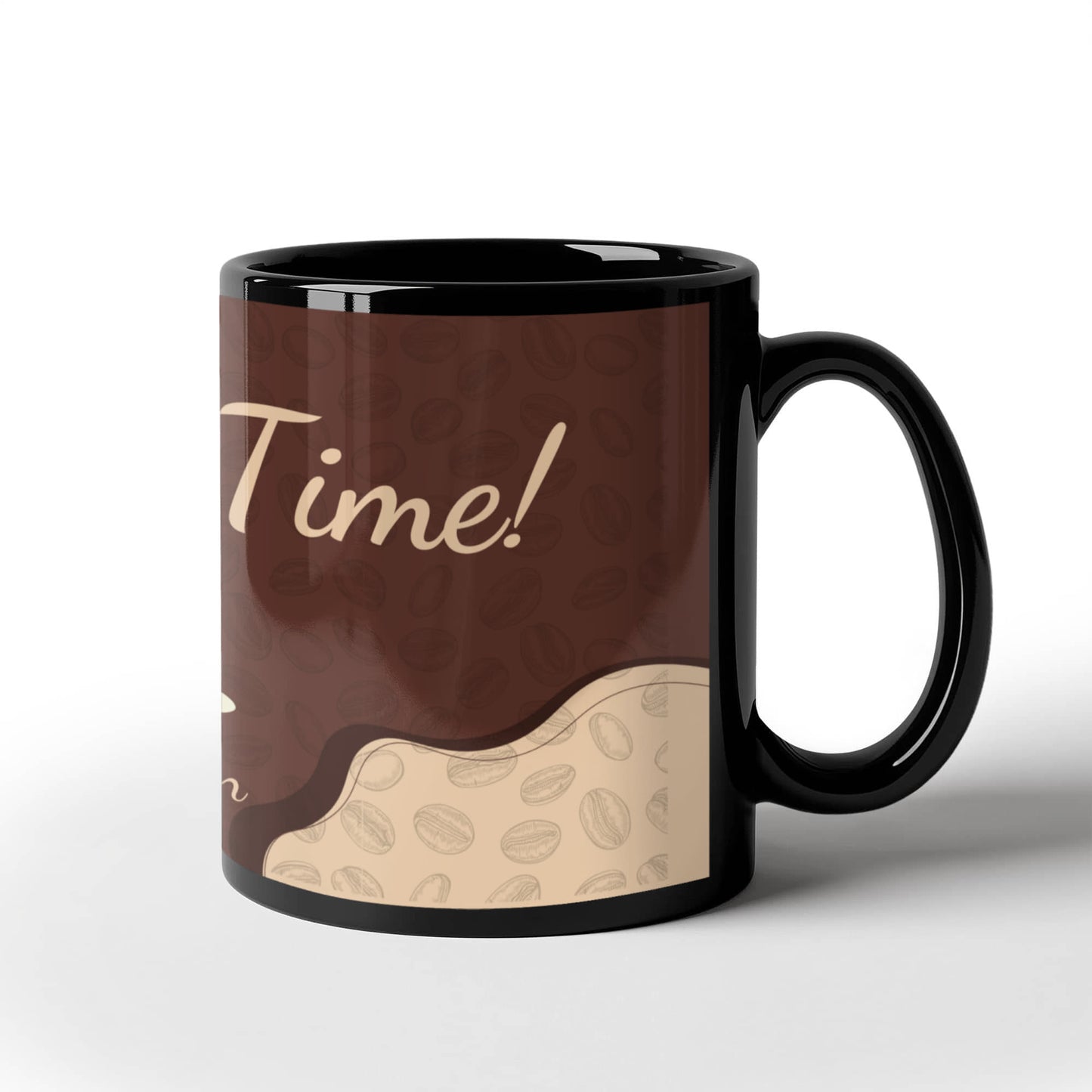 Personalized Black Ceramic Mug