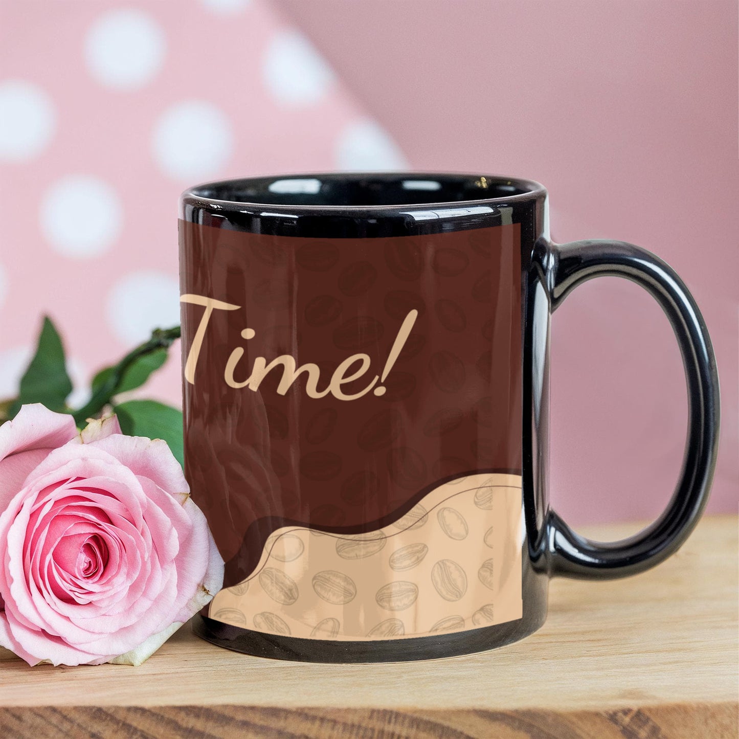 Personalized Black Ceramic Mug
