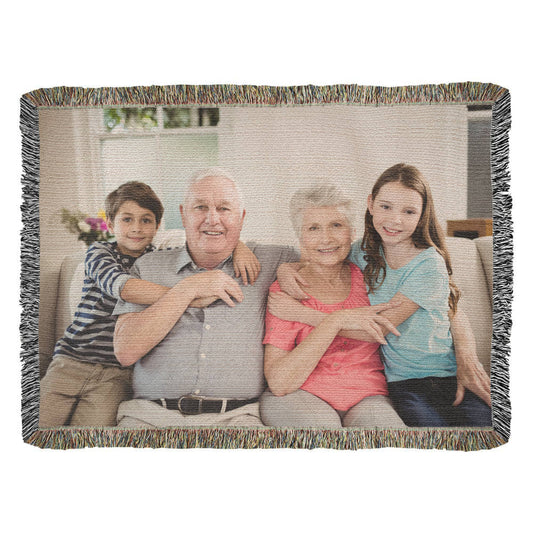Photo Heirloom Woven Blanket (Landscape) UPLOAD