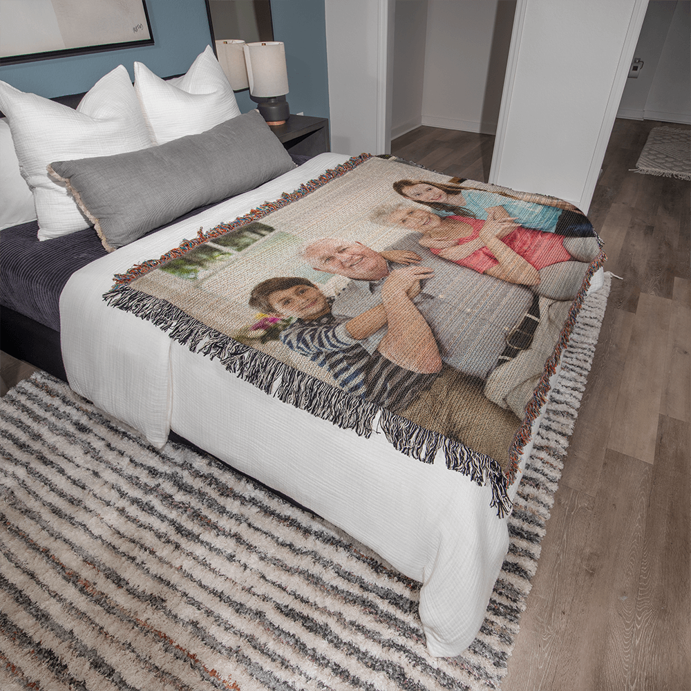 Photo Heirloom Woven Blanket (Landscape) UPLOAD