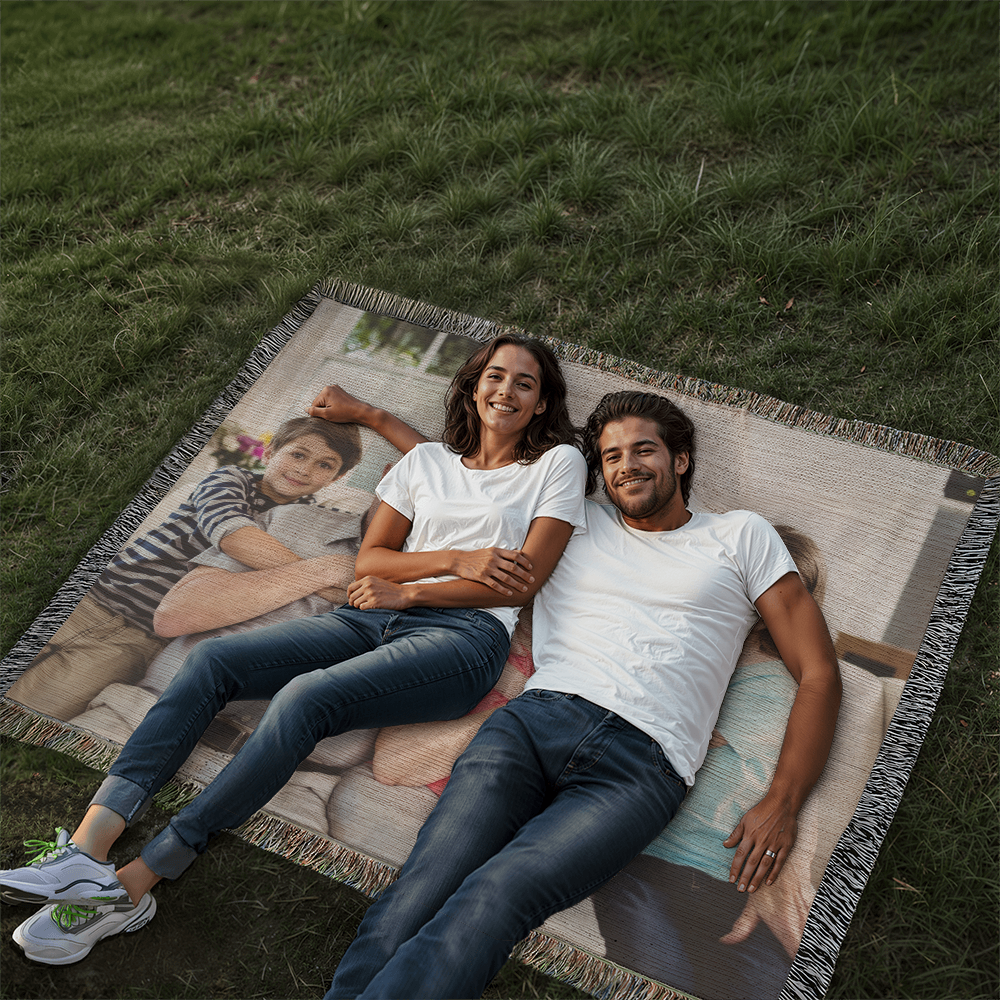 Photo Heirloom Woven Blanket (Landscape) UPLOAD