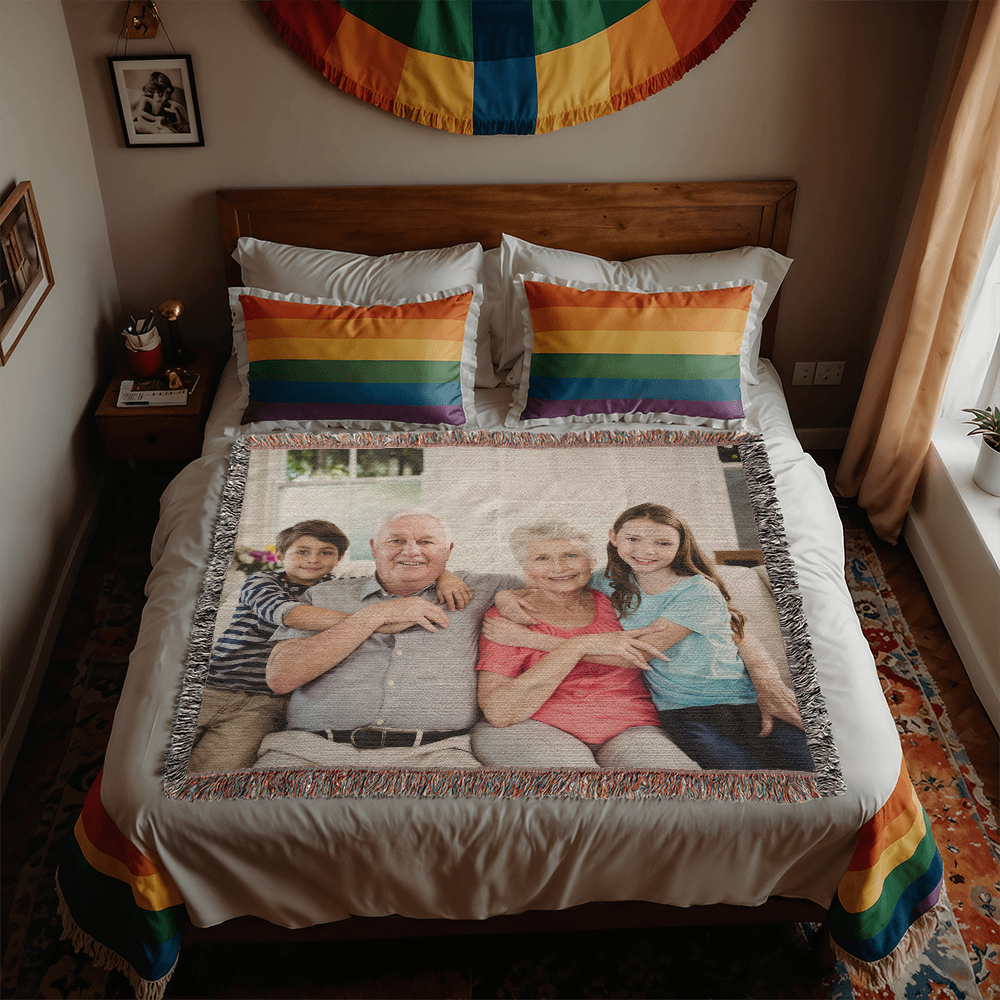 Photo Heirloom Woven Blanket (Landscape) UPLOAD