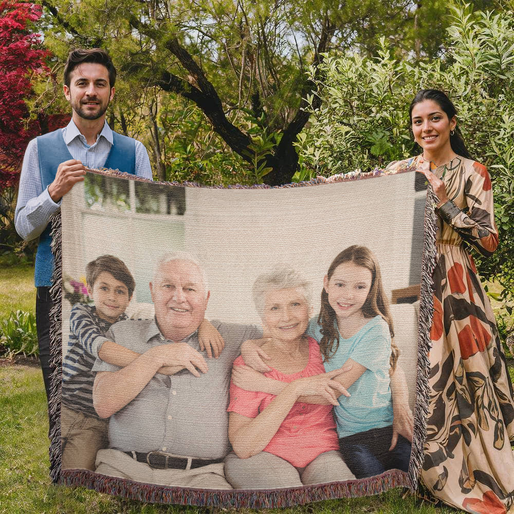 Photo Heirloom Woven Blanket (Landscape) UPLOAD