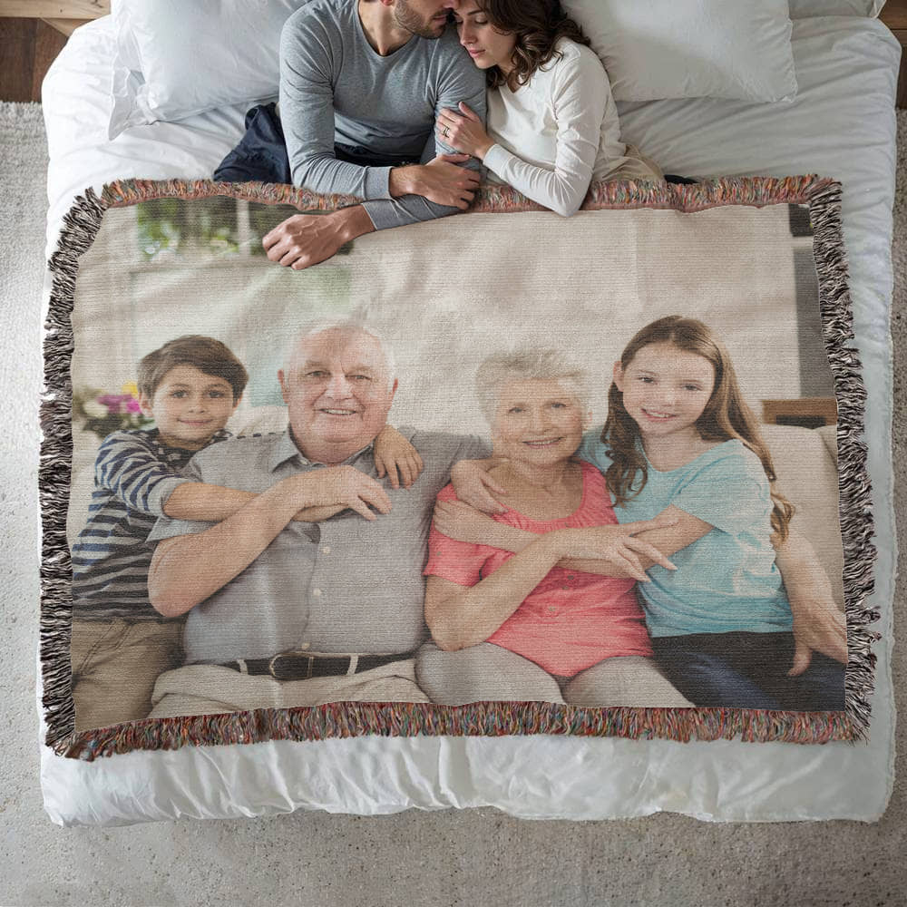 Photo Heirloom Woven Blanket (Landscape) UPLOAD