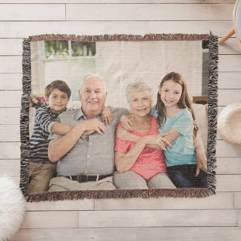 Photo Heirloom Woven Blanket (Landscape) UPLOAD