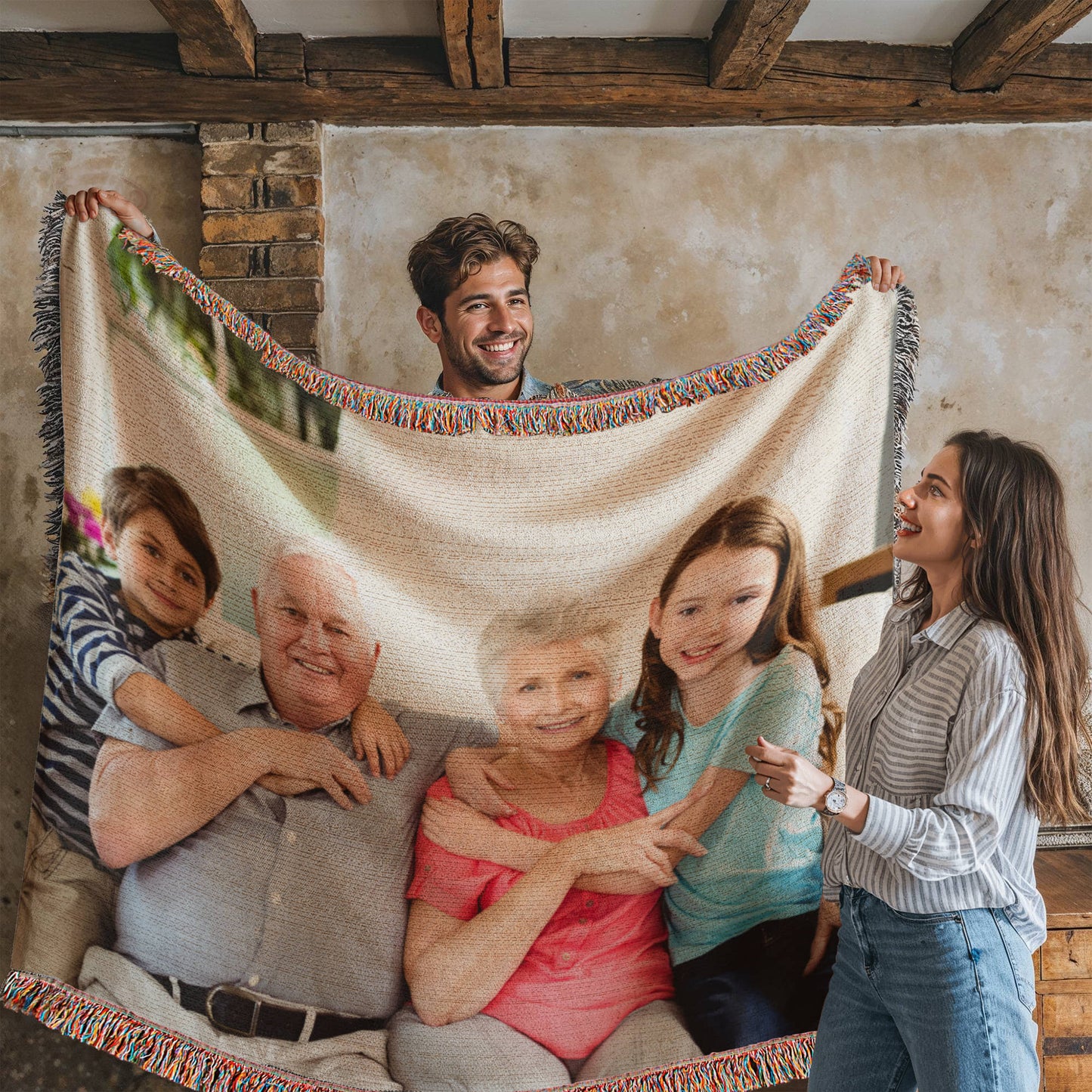 Photo Heirloom Woven Blanket (Landscape) UPLOAD