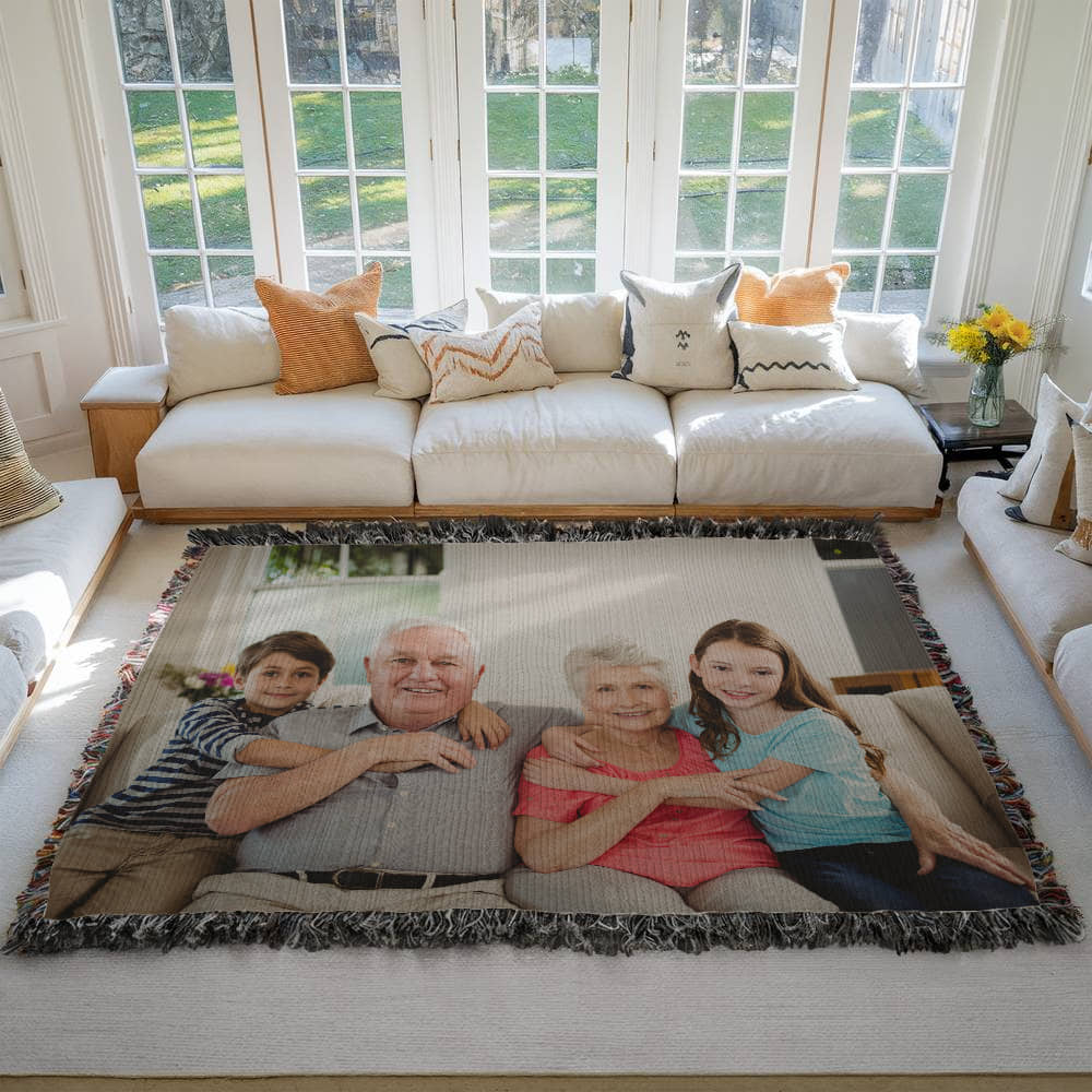 Photo Heirloom Woven Blanket (Landscape) UPLOAD