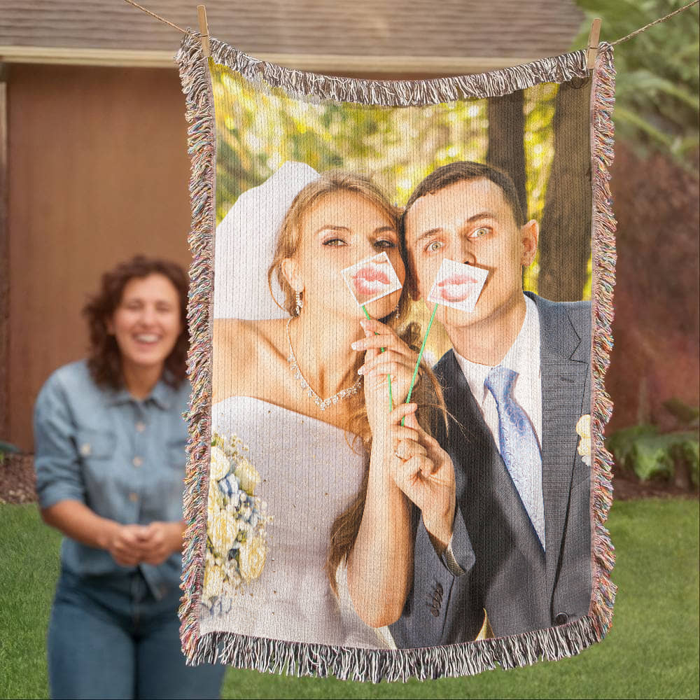 Photo Heirloom Woven Blanket (Portrait) UPLOAD
