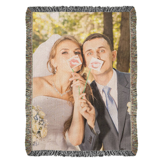 Photo Heirloom Woven Blanket (Portrait) UPLOAD