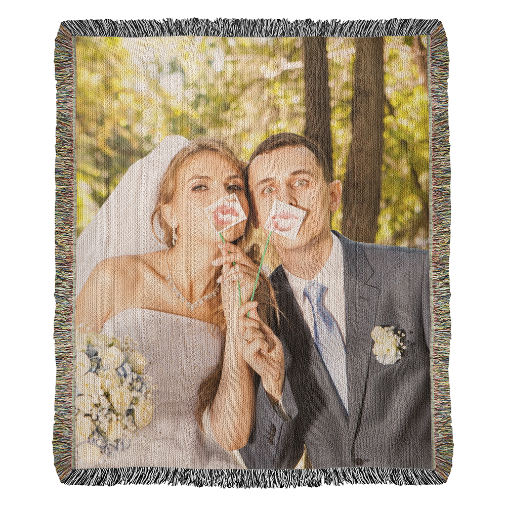 Photo Heirloom Woven Blanket (Portrait) UPLOAD
