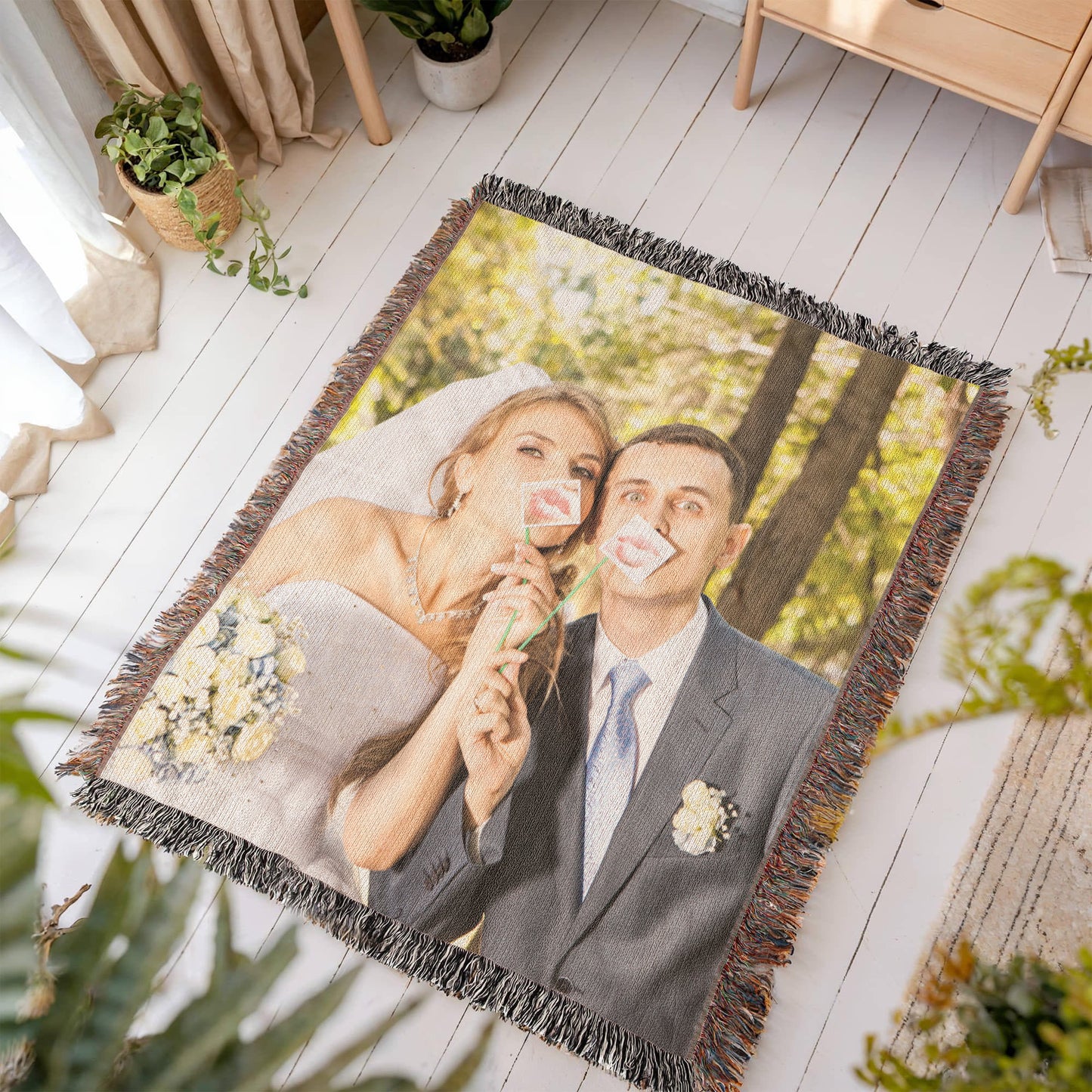 Photo Heirloom Woven Blanket (Portrait) UPLOAD
