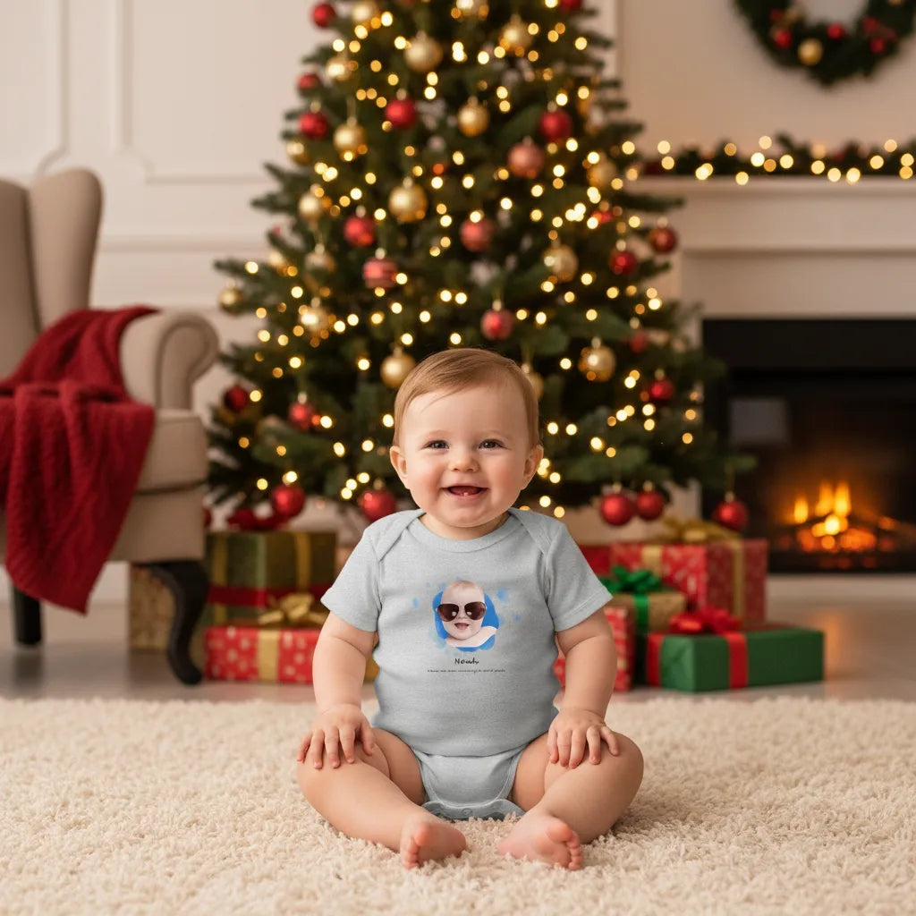 6516A Gerber ONESIES® Brand Short Sleeve Bodysuits Front Print