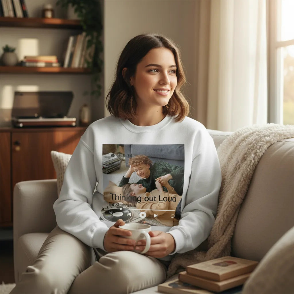 Gildan 18000 Unisex Crewneck Sweatshirt Front Print