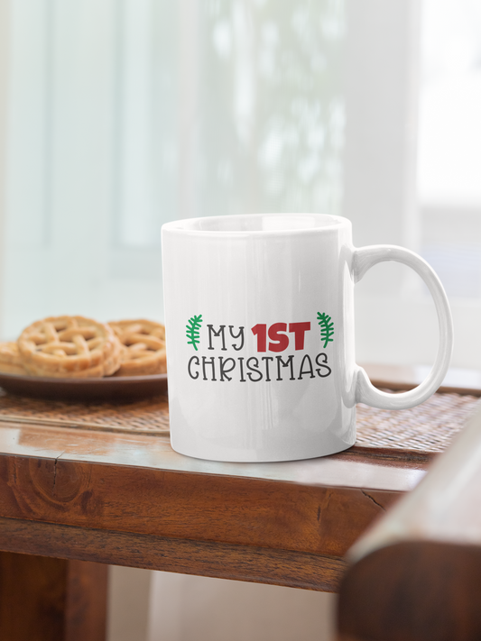 Ceramic Mug (11oz White) - Christmas Design 2024 - My # Christmas 1