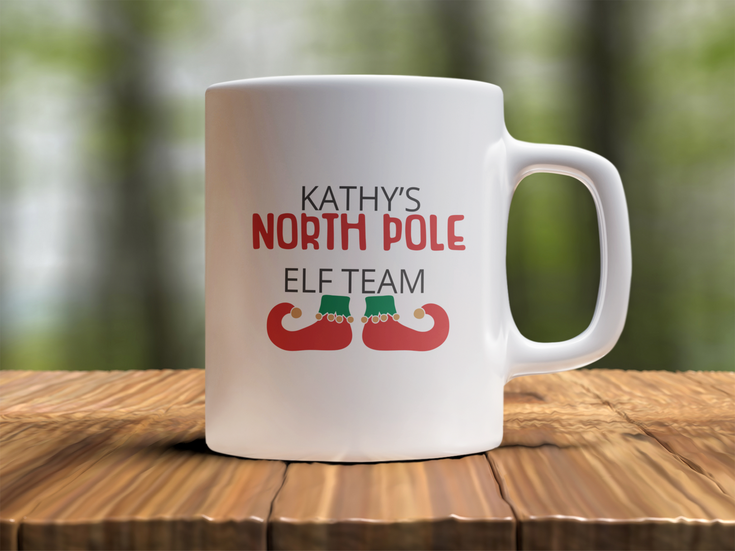 Ceramic Mug (11oz White) - Christmas Design 2024 - North Pole Elf Team