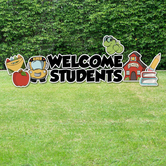 WELCOME STUDENTS CORRUGATED
